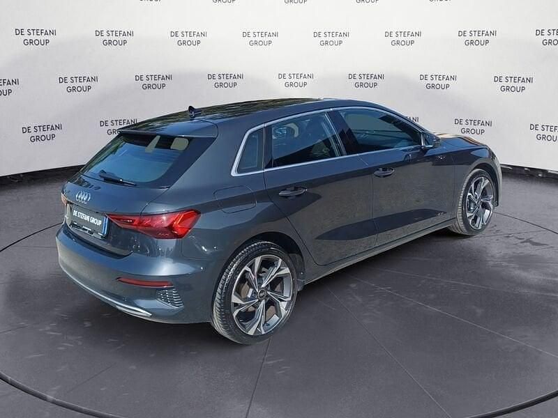 Usata Audi A3 Sportback Advanced 116 CV (85 kW) 2022 Grigio Utilitaria