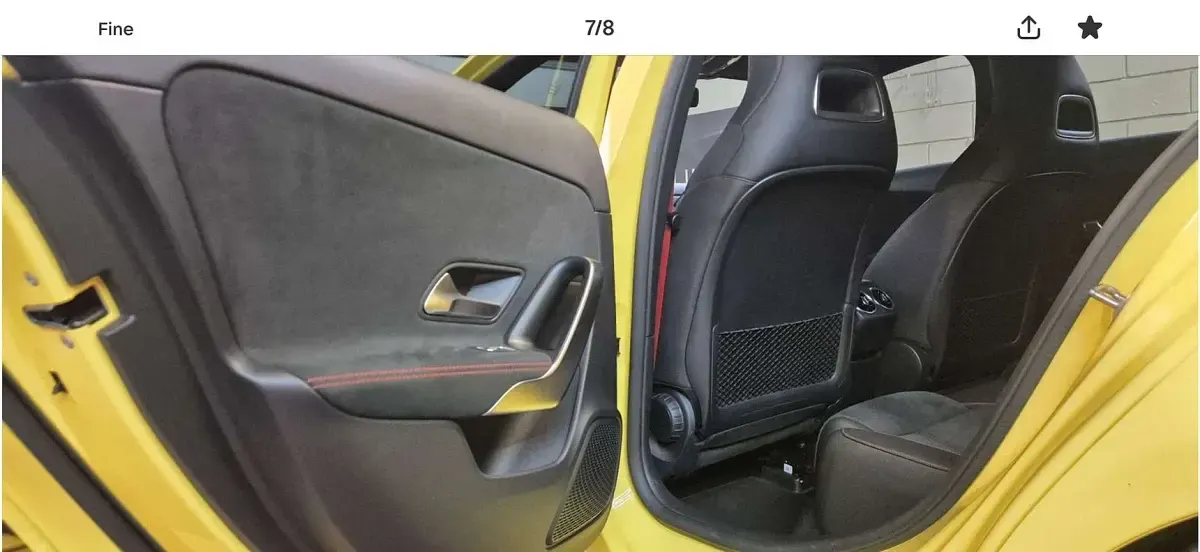 Usata Mercedes A45 AMG AMG 387 CV (284 kW) 2020 Giallo Utilitaria