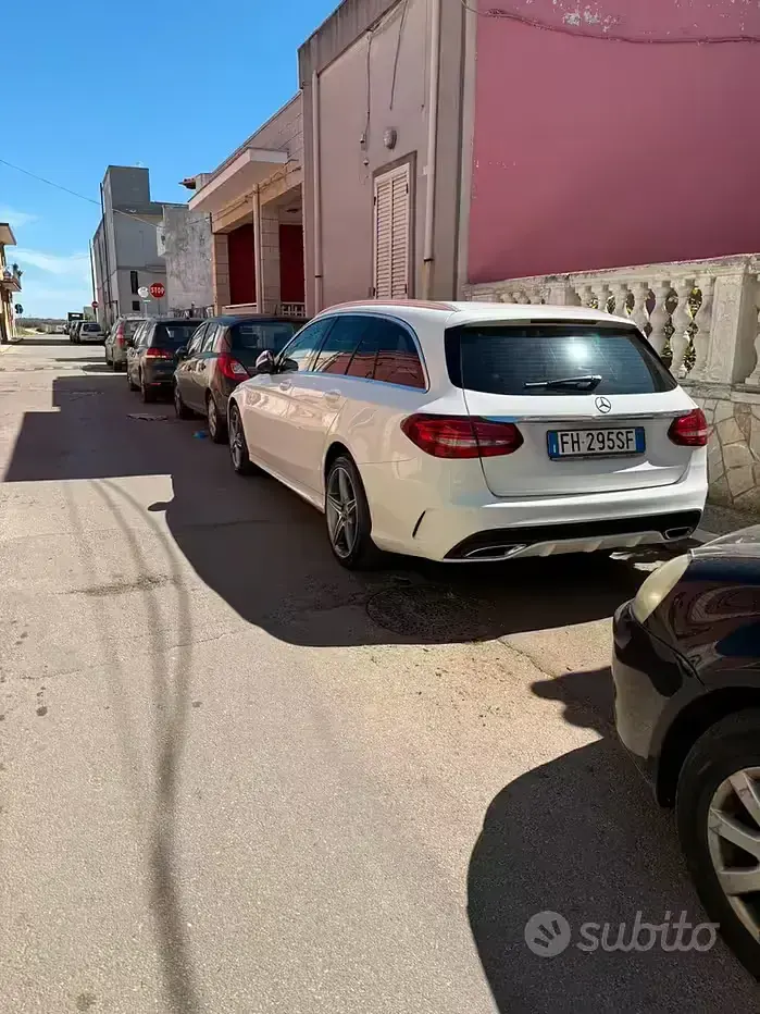Usata Mercedes C220 170 CV (125 kW) 2017 Bianco Station wagon