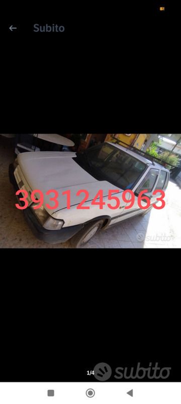 Bianco Usata 1991 Fiat Uno Due volumi | 1500 € - Immagine 1/4