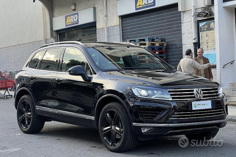 Usata VW Touareg Executive 204 CV (150 kW) 2017 Nero SUV