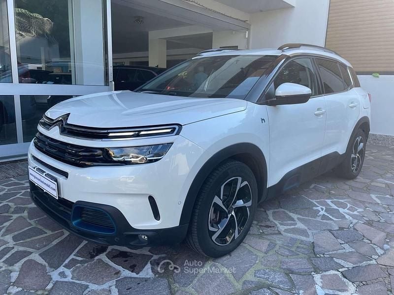 Pearl white Usata 2022 Citroën C5 Aircross Shine SUV | 19.800 € (Ottimo prezzo) - Immagine 1/4