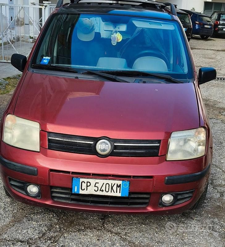 Usata Fiat Panda 2004 Rosso Utilitaria