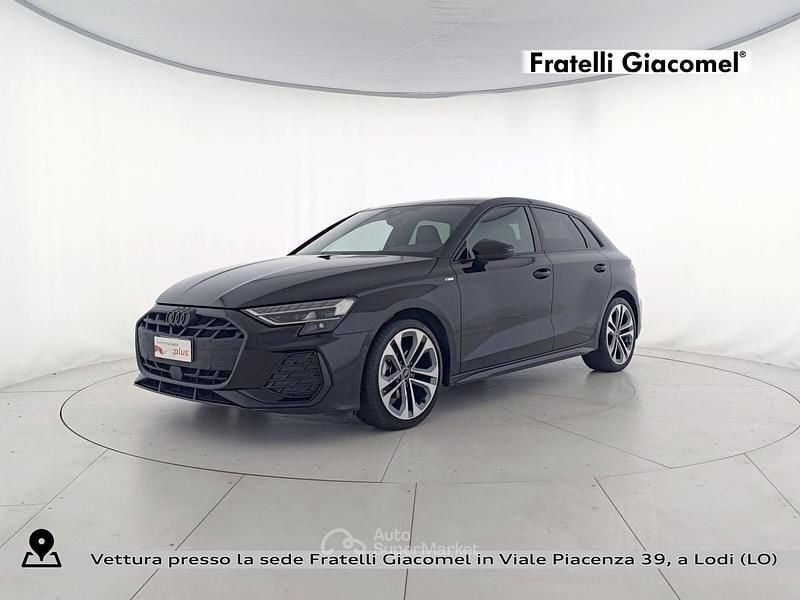 Usata Audi A3 S-Line 150 CV (110 kW) 2025 Nero mito metallizzato Berlina