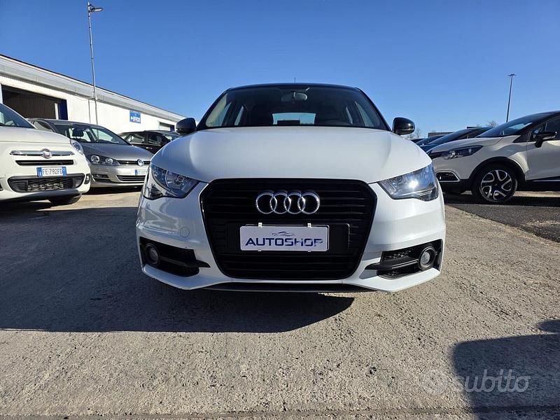 Usata Audi A1 Attraction 89 CV (65 kW) 2014 Bianco Utilitaria