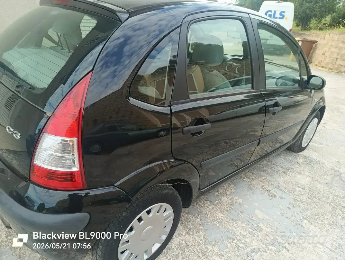 Usata Citroën C3 95 CV (69 kW) 2008 Nero Berlina