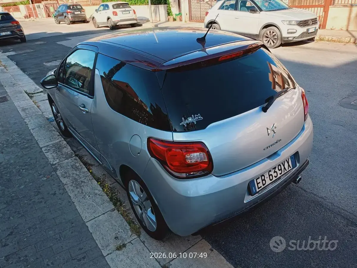 Usata Citroën DS3 92 CV (67 kW) 2010 Grigio Utilitaria