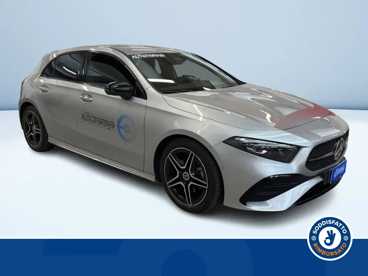 Usata Mercedes A180 Advanced Plus 116 CV (85 kW) 2024 Argento metallizzato Berlina