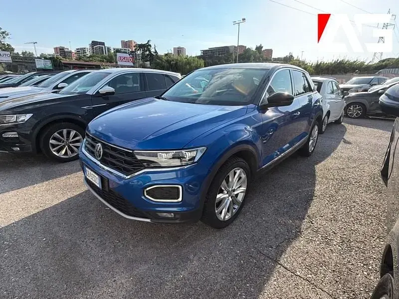 Usata VW T-Roc Advance 150 CV (110 kW) 2020 Blu/azzurro SUV