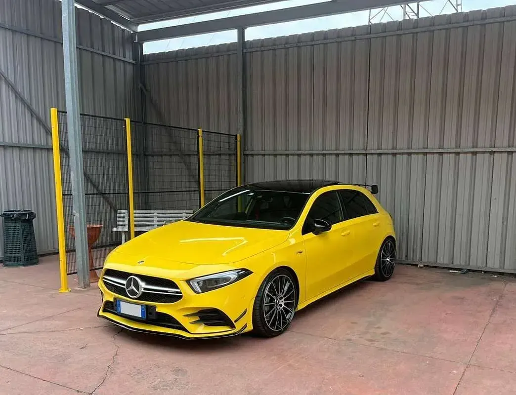Usata Mercedes A35 AMG Advanced Plus 306 CV (225 kW) 2022 Giallo Berlina