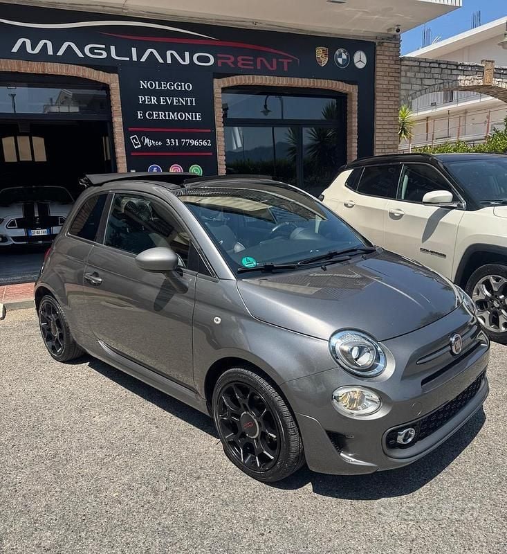 Usata Fiat 500C S 85 CV (62 kW) 2017 Grigio Cabrio