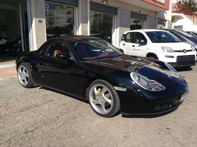 Nero Usata 2002 Porsche 986 Boxster Cabrio | 22.900 € (Buon prezzo) - Immagine 1/4