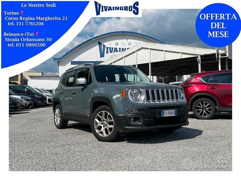 Grigio Usata 2015 Jeep Renegade Limited SUV | 11.900 € (Buon prezzo) - Immagine 1/4