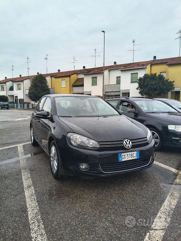 Usata VW Golf VI 122 CV (89 kW) 2010 Nero Utilitaria