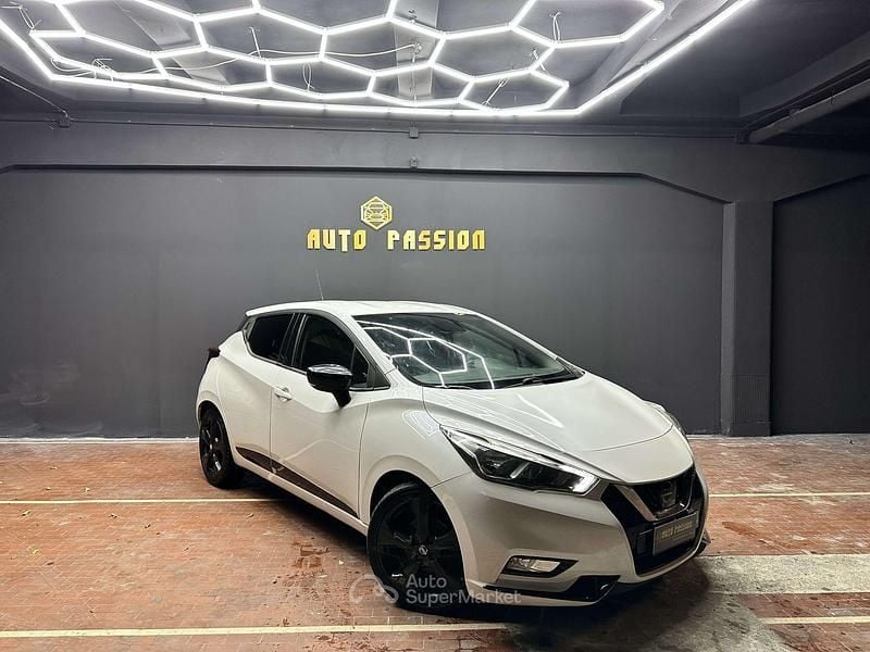 Usata Nissan Micra Tekna 90 CV (66 kW) 2018 Bianco Berlina