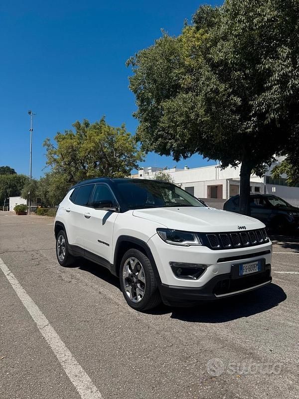 Usata Jeep Compass Limited 140 CV (102 kW) 2018 Bianco SUV
