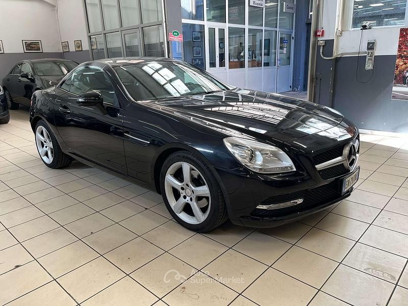Usata Mercedes SLK200 184 CV (135 kW) 2012 Nero Cabrio