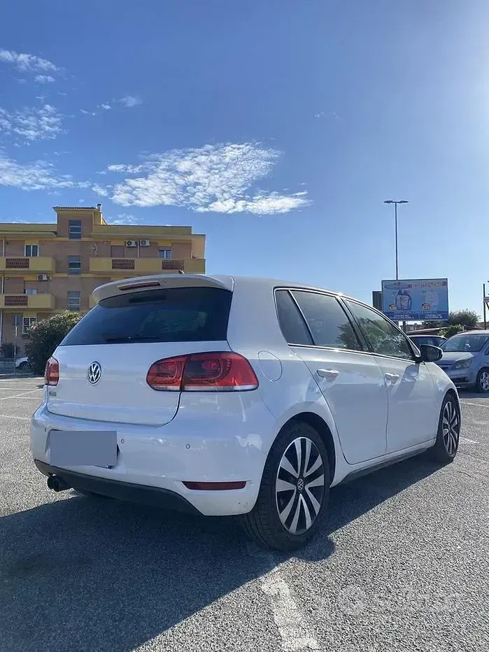 Usata VW Golf VI GTD 170 CV (125 kW) 2011 Bianco Utilitaria