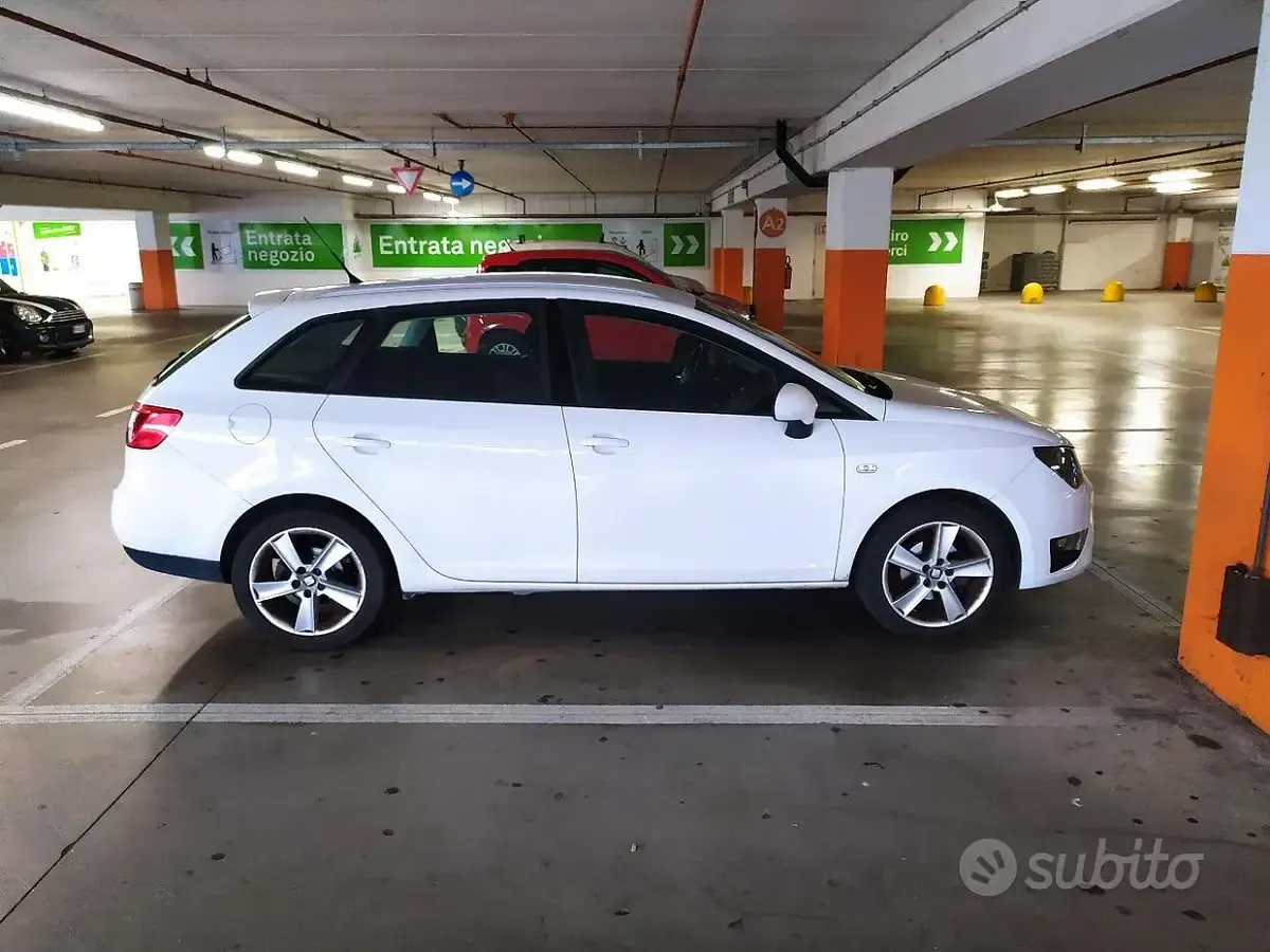 Usata Seat Ibiza ST FR 90 CV (66 kW) 2015 Bianco Station wagon