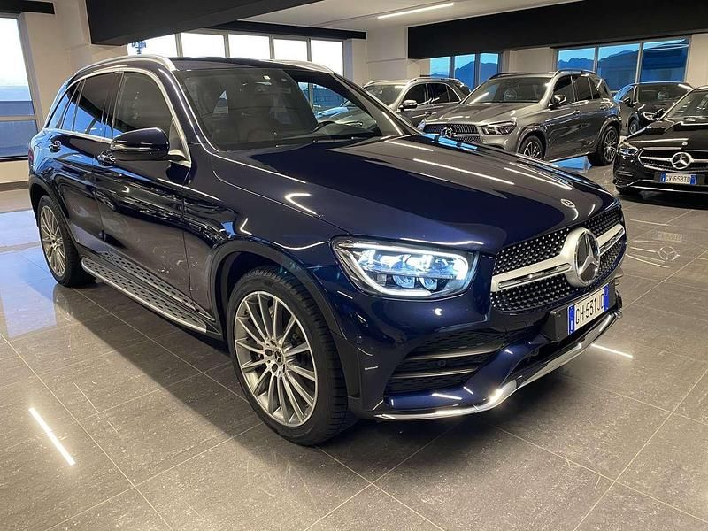 Blu/azzurro Usata 2021 Mercedes GLC300e Premium Plus SUV | 36.600 € (Buon prezzo) - Immagine 1/4