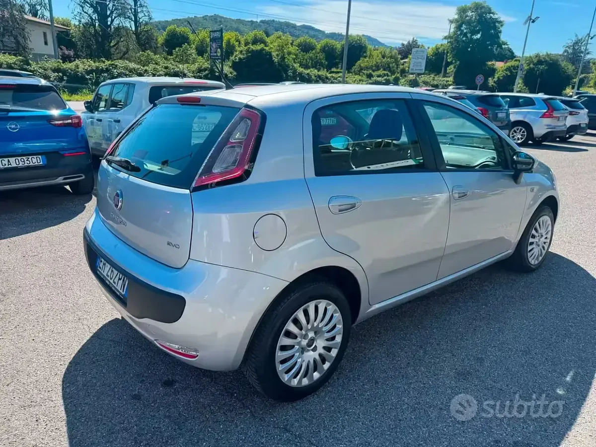 Usata Fiat Punto Evo Active 69 CV (50 kW) 2011 Grigio Utilitaria