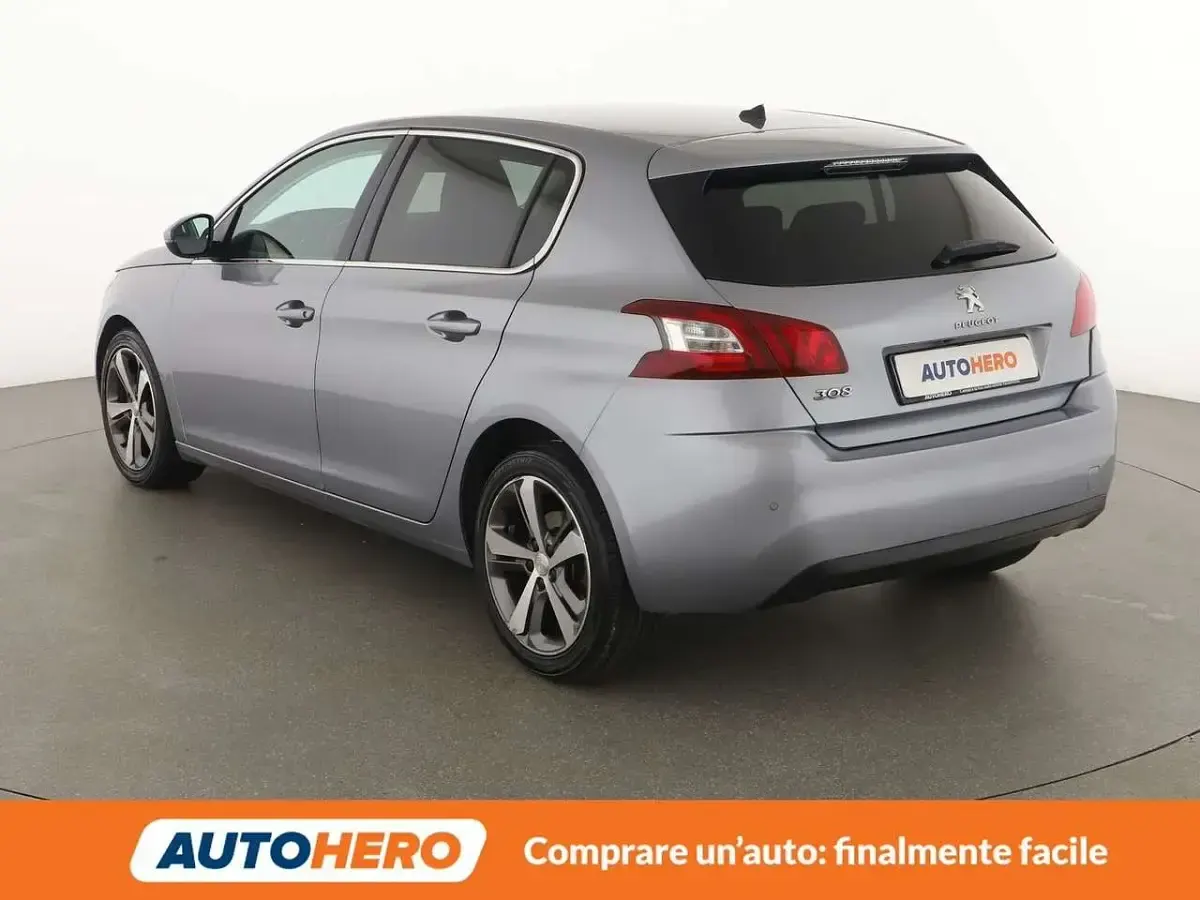 Usata Peugeot 308 Allure 120 CV (88 kW) 2017 Argento Berlina