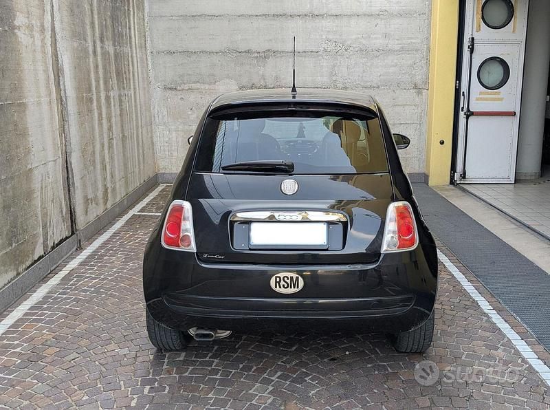 Usata Fiat 500 Lounge 69 CV (50 kW) 2010 Nero Berlina