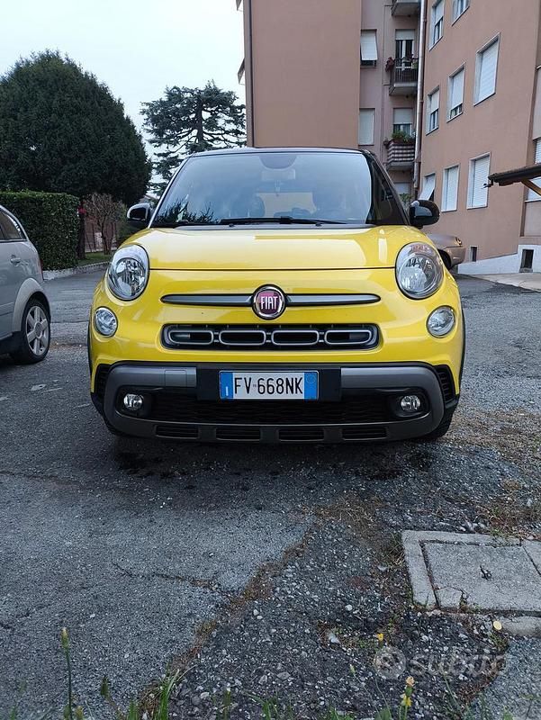 Usata Fiat 500L Cross 95 CV (69 kW) 2019 Giallo Monovolume