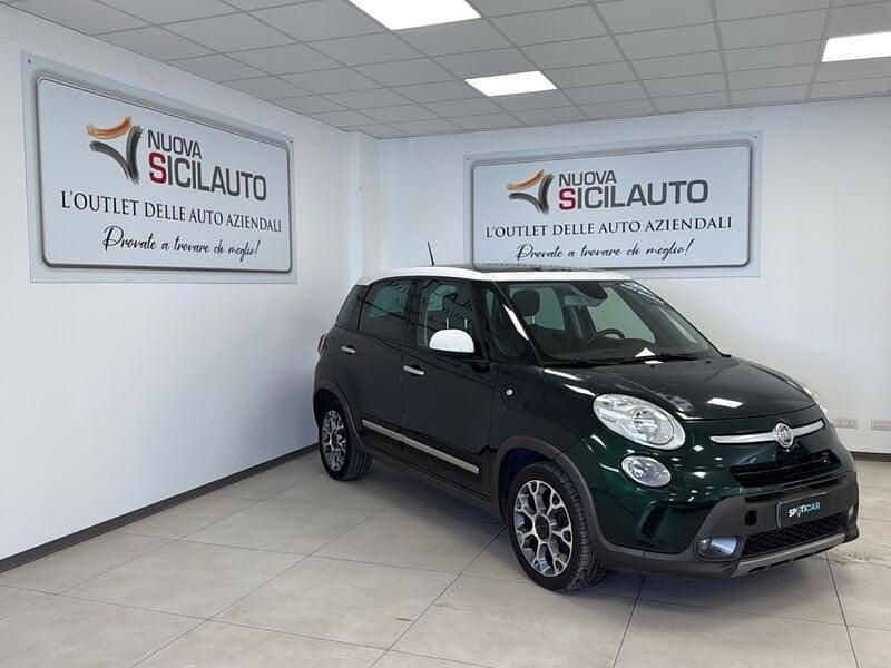 Usata Fiat 500L Trekking 105 CV (77 kW) 2014 Verde Monovolume