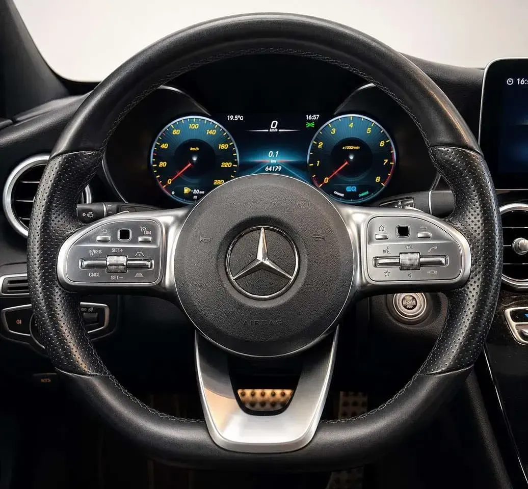 Usata Mercedes C200 Premium Plus 184 CV (135 kW) 2021 Nero Coupé
