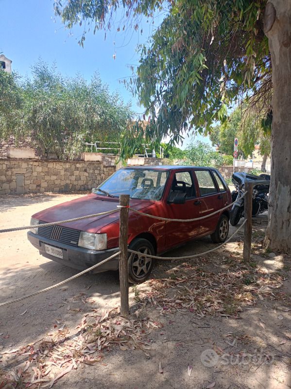 Usata Fiat Uno 1989 Rosso Utilitaria