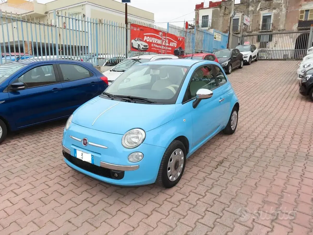 Usata Fiat 500 95 CV (69 kW) 2012 Bluazzurro Utilitaria