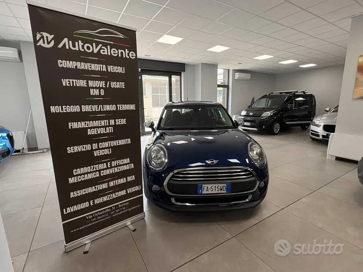 Usata Mini Cooper 95 CV (69 kW) 2015 Blu Utilitaria