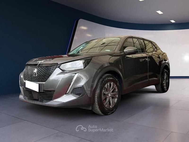Usata Peugeot 2008 Active 101 CV (74 kW) 2021 Antracite metallizzato SUV