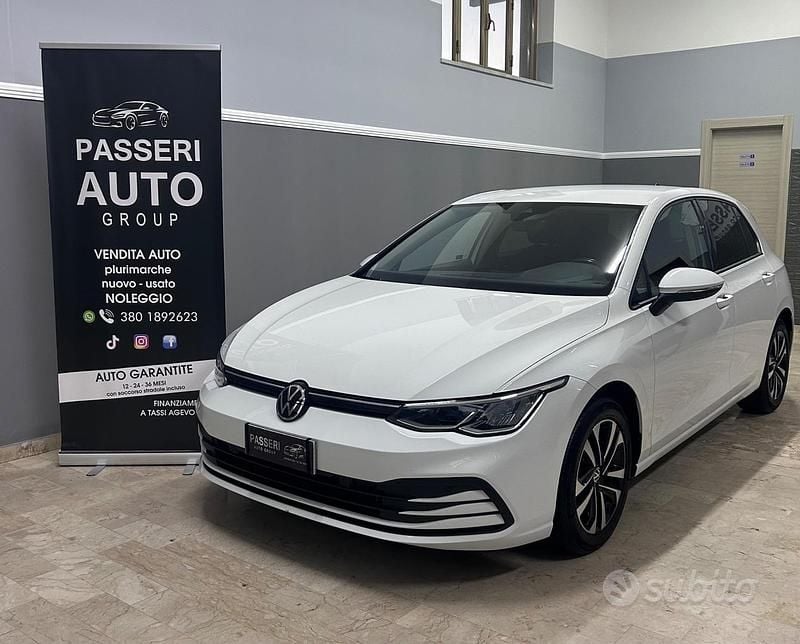 Usata VW Golf VII R-line 150 CV (110 kW) 2020 Bianco Berlina