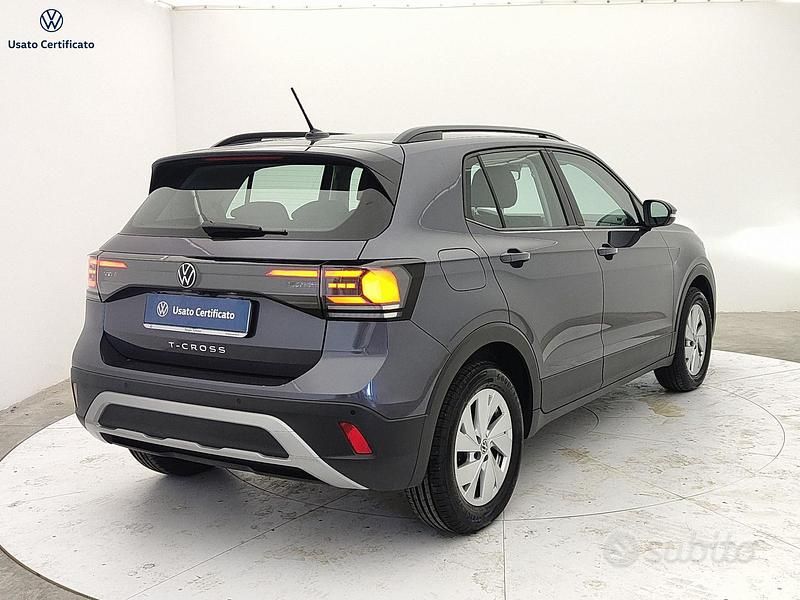 Usata VW T-Cross Life 95 CV (69 kW) 2024 Grigio SUV