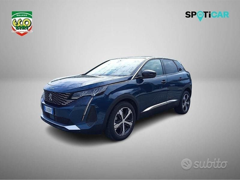 Usata Peugeot 3008 Allure 131 CV (96 kW) 2022 Blu SUV