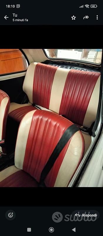 Usata Fiat 500 1970 Bianco Cabrio