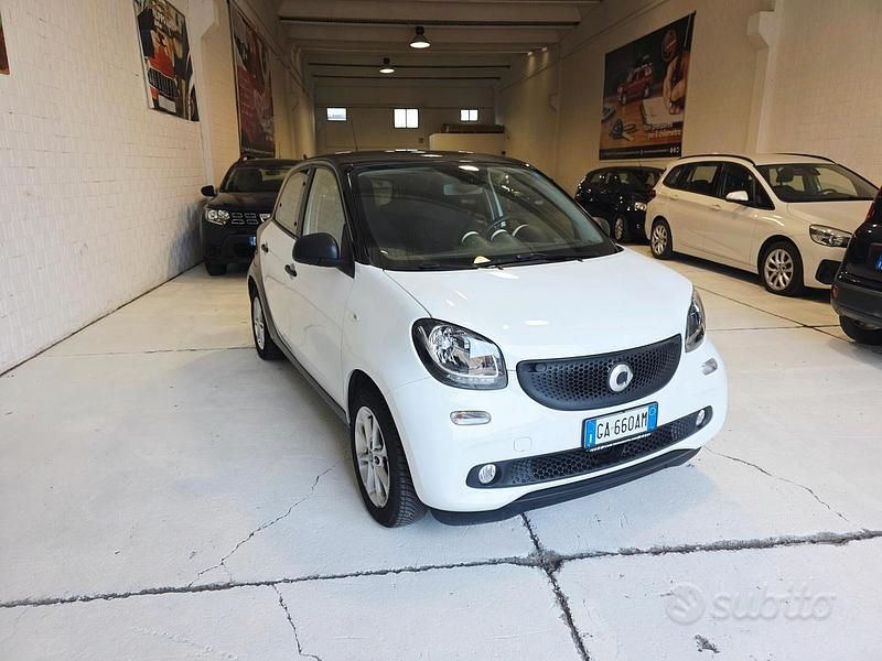 Usata Smart ForFour Brabus 71 CV (52 kW) 2019 Bianco Utilitaria