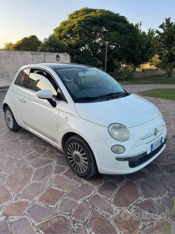 Usata Fiat 500 69 CV (50 kW) 2009 Bianco Utilitaria