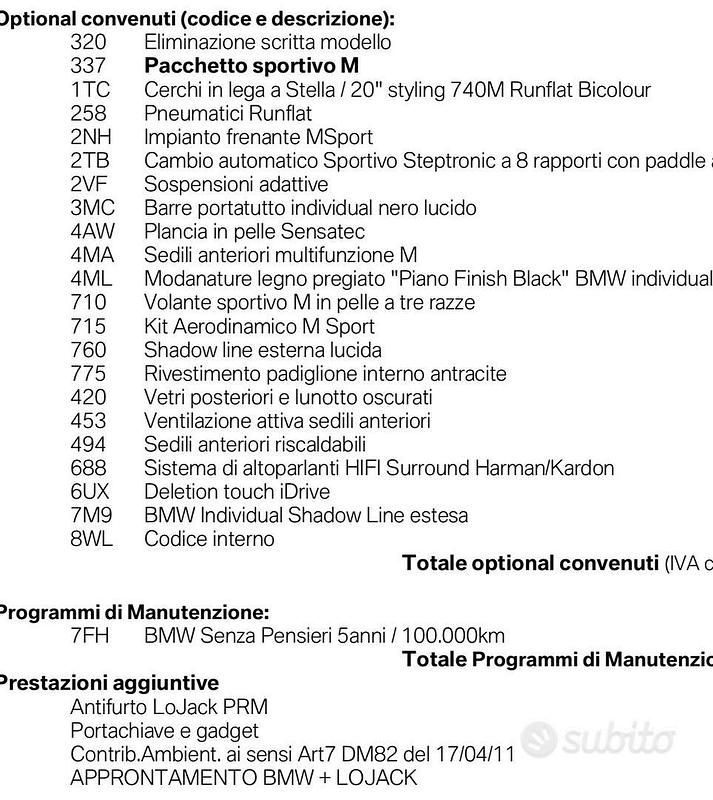 Usata BMW X5 M Sport 231 CV (169 kW) 2022 Nero SUV