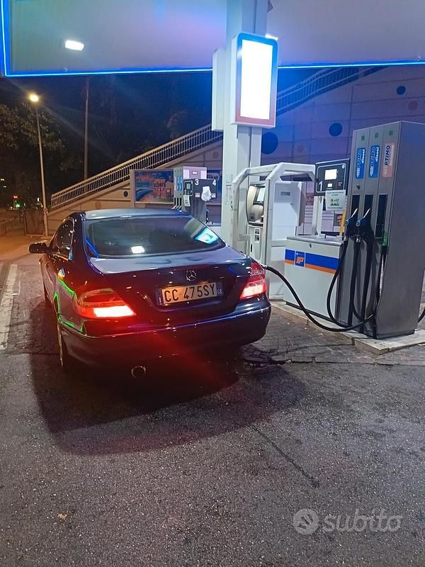 Usata Mercedes CLK240 170 CV (125 kW) 2002 Blu Coupé