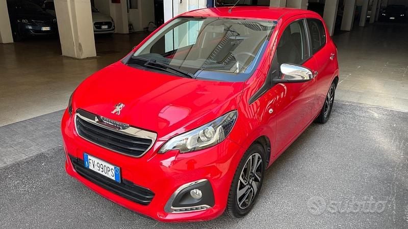 Usata Peugeot 108 Allure 72 CV (52 kW) 2019 Rosso Berlina