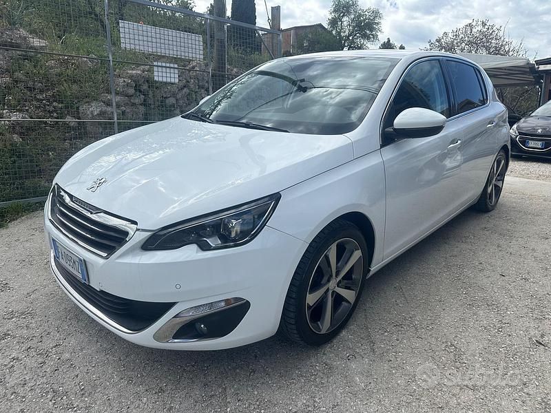 Usata Peugeot 308 Allure 120 CV (88 kW) 2015 Bianco Berlina