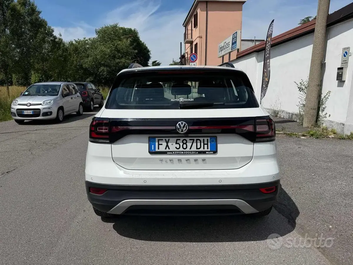Usata VW T-Cross Style 95 CV (69 kW) 2020 Bianco SUV