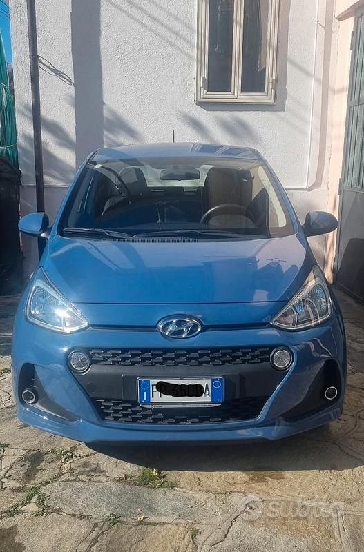 Usata Hyundai i10 83 CV (61 kW) 2018 Blu Utilitaria