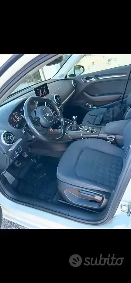 Usata Audi A3 2015 Bianco Berlina