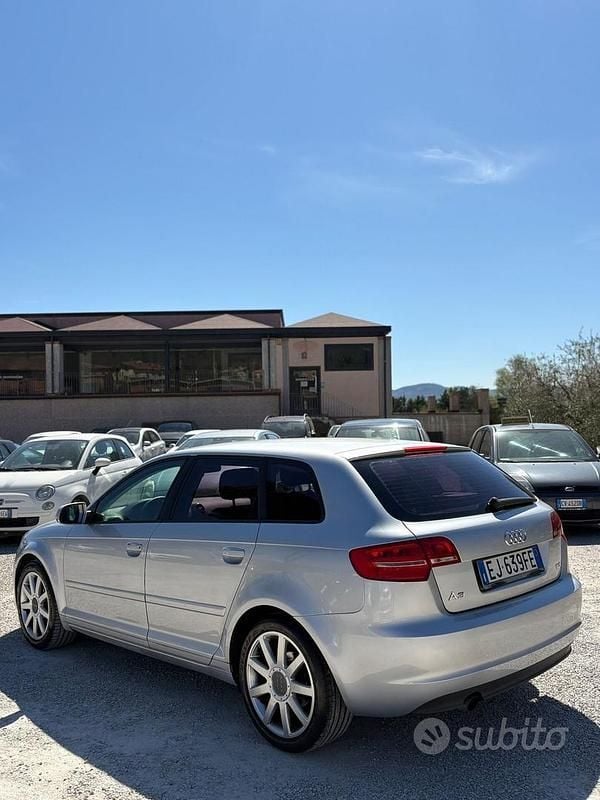 Usata Audi A3 140 CV (102 kW) 2011 Grigio Utilitaria