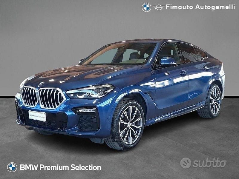 Blu / metallizzato Usata 2021 BMW X6 M Sport SUV | 55.900 € (Super prezzo) - Immagine 1/3