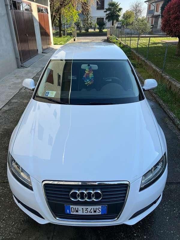 Usata Audi A3 Attraction 105 CV (77 kW) 2009 Bianco Utilitaria